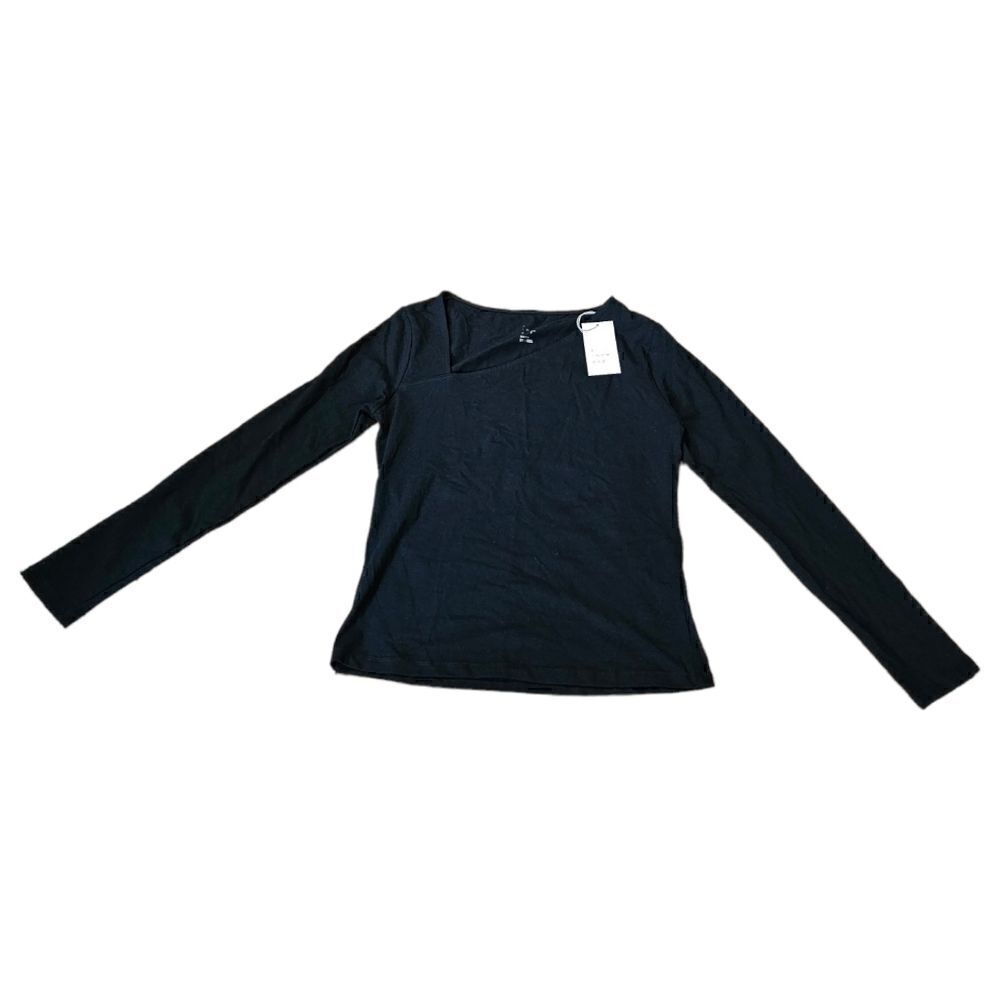Women's Long Sleeves Cross Front Top Medium